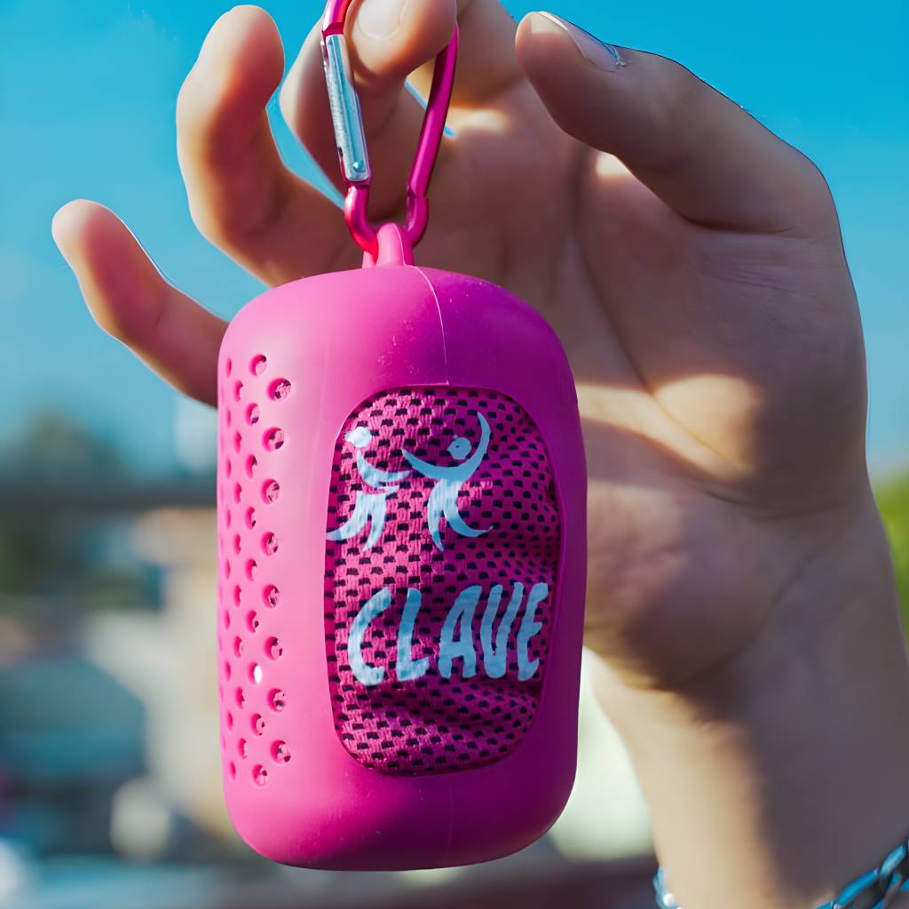 Toalla Refrescante para Baile Rosa 😎
