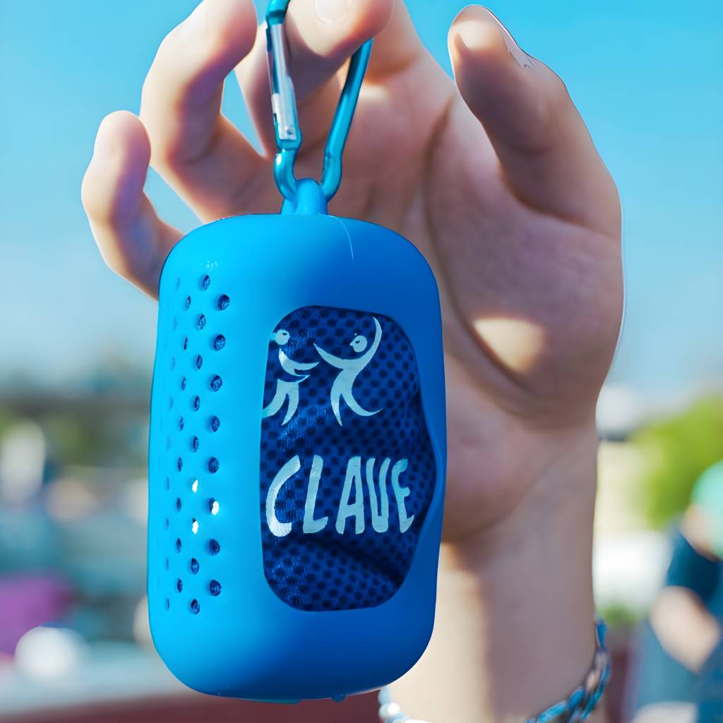 Toalla Refrescante para Baile Azul 😎