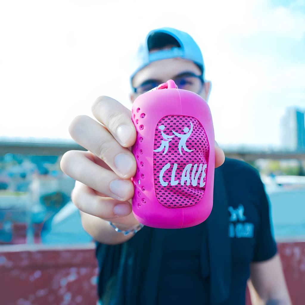 Toalla Refrescante para Baile Rosa 😎
