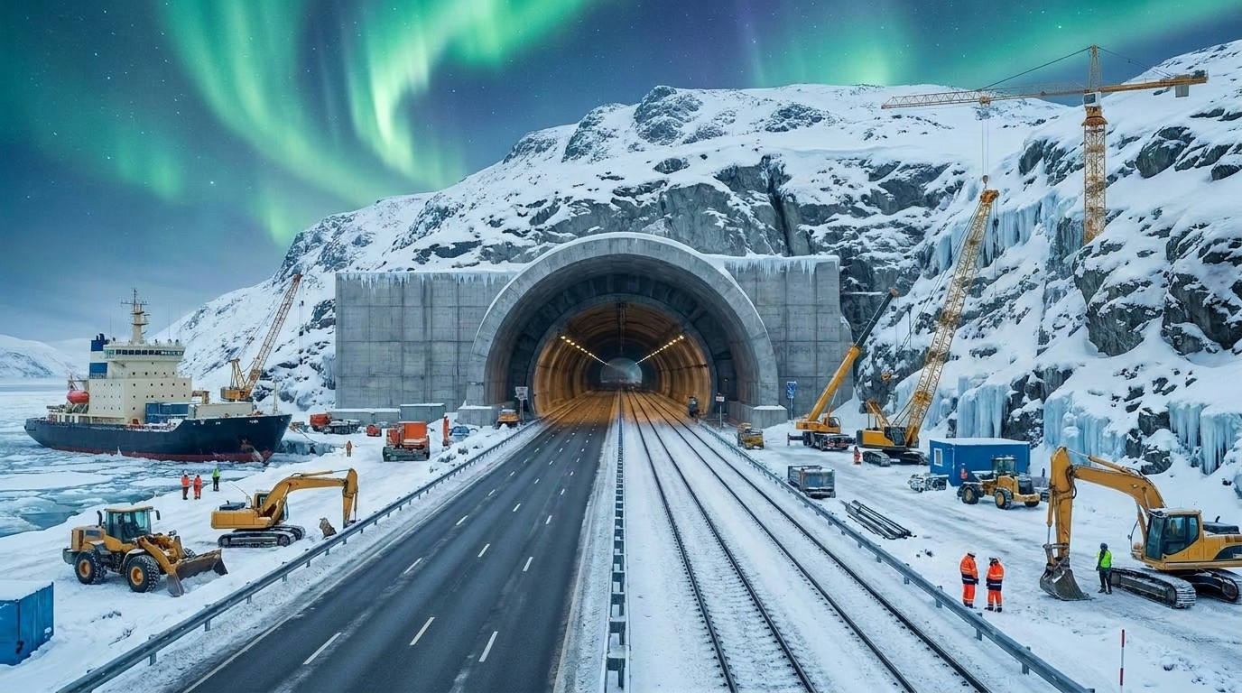 El túnel que unirá dos continentes