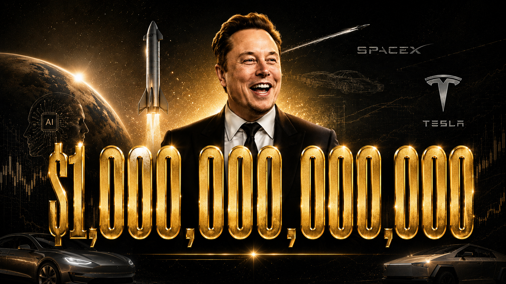 ¿Qué podría comprar Elon Musk con un billón de dólares?