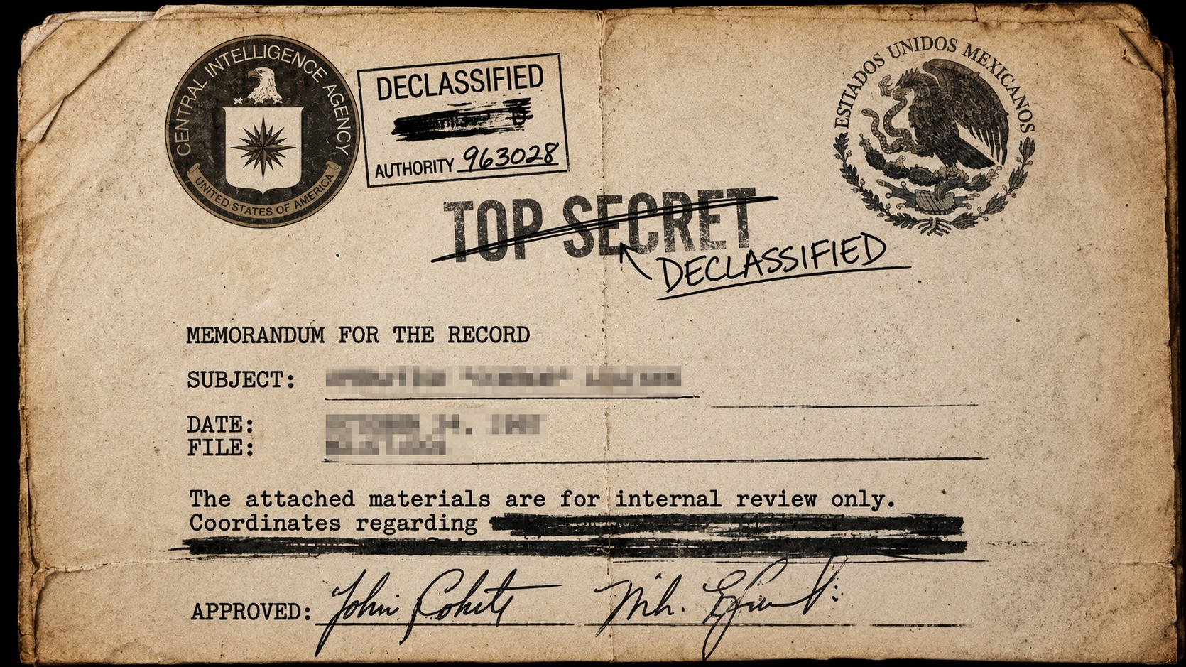 El expediente oculto de la CIA en México