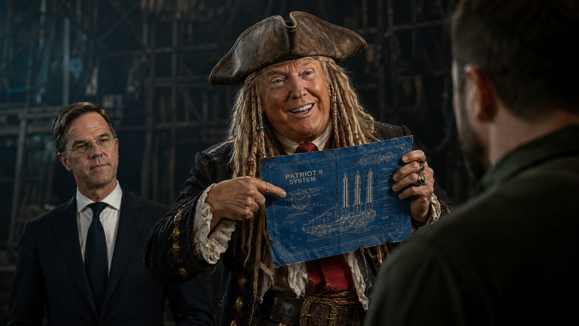 Ilustración sobre la propuesta de fabricar misiles Patriot