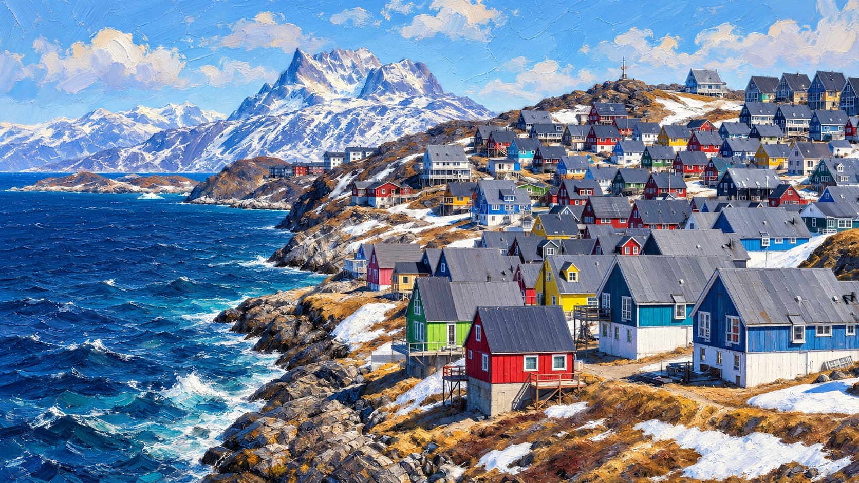 Paisaje de Groenlandia utilizado como imagen principal del artículo